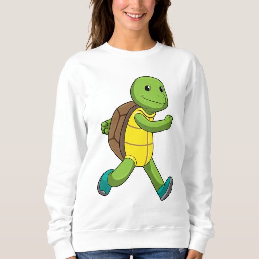 Sweatshirt Tortue en course (Devant)