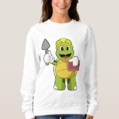 Sweatshirt Tortue en mason avec pierre (Devant)