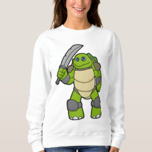 Sweatshirt Tortue guerrière avec épée