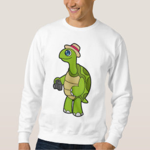 Sweatshirt Tortue photographe avec caméra