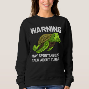 Sweatshirt Tortue Pour Hommes Femmes Tortue De Mer Terre Eau