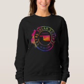 Sweatshirt Total Solar Eclipse 2024 USA Oklahoma Totality Col (Devant)