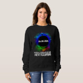 Sweatshirt Total Solar Eclipse New Hampshire 2024 Totality Co (Devant entier)