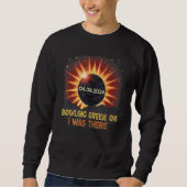 Sweatshirt Total Solar Eclipse Retro Bowling Green Ohio OH (Devant)