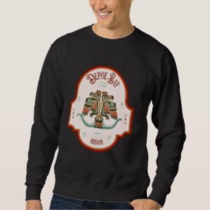 Sweatshirt Totem de Depoe Bay OU Thunderbird Pacifique Nord-O