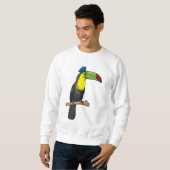 Sweatshirt Toucan en tant que policier (Devant entier)