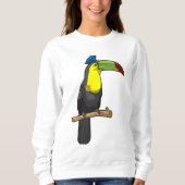 Sweatshirt Toucan en tant que policier (Devant)