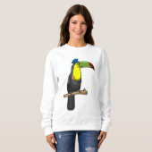 Sweatshirt Toucan en tant que policier (Devant entier)