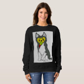 Sweatshirt Toucan Husky (Devant entier)