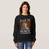 Sweatshirt Touch Me And Your First Jiu Jitsu Lesson Is Free_6 (Devant entier)