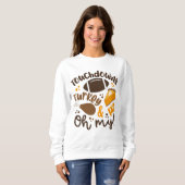 Sweatshirt Touchdowns Turquie & tarte | Oh, mon (Devant entier)