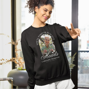 Sweatshirt Toujours dans nos coeurs Funeral Photo Arch