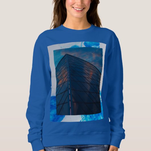 Sweatshirt Tour Bleue - Manche longue femme (Devant)