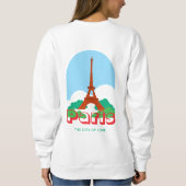 Sweatshirt Tour Eiffel et Paris (Dos)