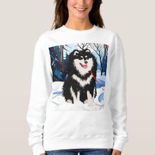 Sweatshirt TOUR LA RIVIÈRE Lapphund finlandais chemise tous l