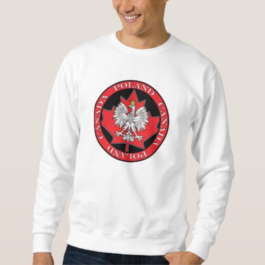 Sweatshirt Tour Pologne Feuille Canada (Devant)