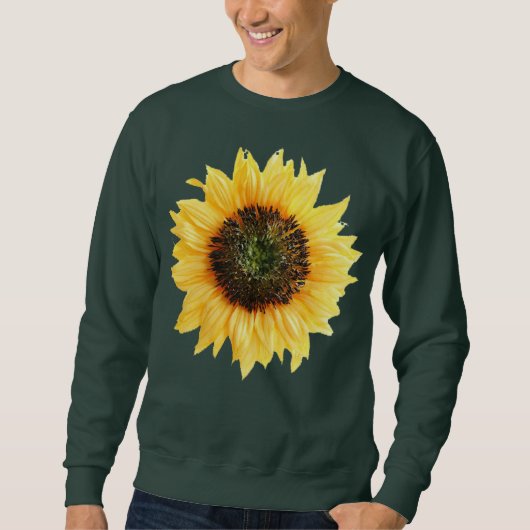 Sweatshirt tournesol brun (Devant)