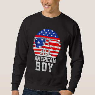 Sweatshirt Tous American Boy 4 juillet Boys Enfants Ados Sung