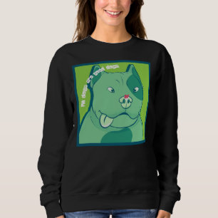 Sweatshirt Tous Les Chiens Sont De Bons Chiens Pitbull