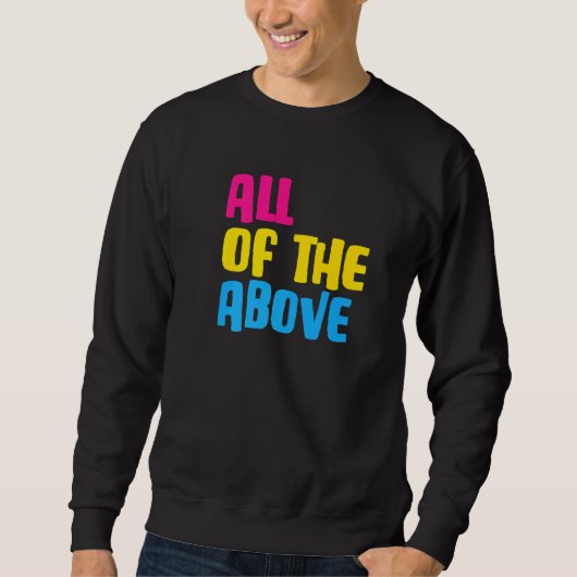 Sweatshirt Tous Les Drapeaux De Parade De La Pride Lgbt Ci-De (Devant)