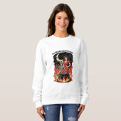 Sweatshirt Tous les hommes sont incinérés égaux (Devant entier)
