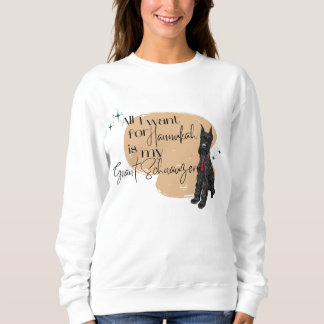 Sweatshirt Tout ce que je veux pour Chanukkah, c'est My Giant