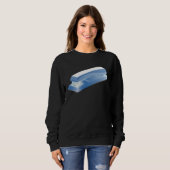 Sweatshirt Tout comme les agrafeuses Agrafeuse Enseignant Éco (Devant entier)