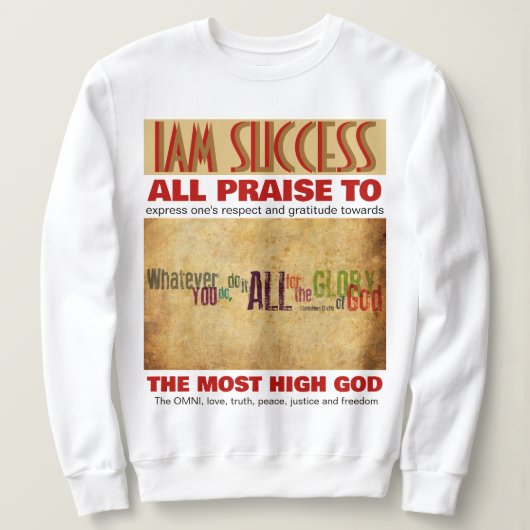 SWEATSHIRT TOUT ÉLOGE (Design devant)