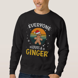 Sweatshirt Tout le monde aime le gingembre rétro Vintage