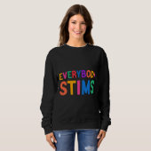 Sweatshirt Tout Le Monde Stipule Autisme Spécial Ed Enseignan (Devant entier)