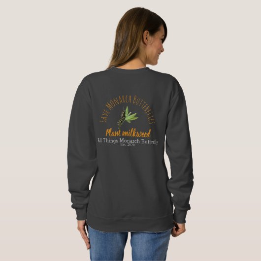 Sweatshirt Tout Monarque Papillon (Dos entier)