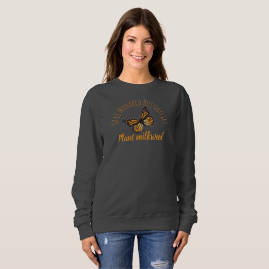 Sweatshirt Tout Monarque Papillon (Devant entier)