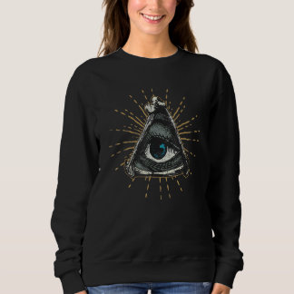 Sweatshirt Tout Voir Oeil Mystique sorcière de cuisine