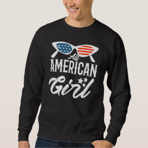 Sweatshirt Toute Américaine 4 juillet Famille Correspondant C