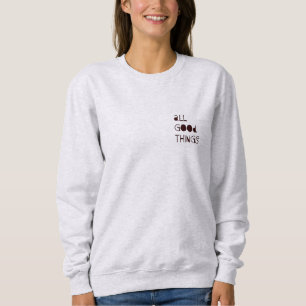 Sweatshirt Toutes Les Bonnes Choses (Zones Violettes/Grises)