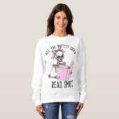 Sweatshirt Toutes Les Jolies Filles Lisent Smut Smutty Book L (Devant entier)