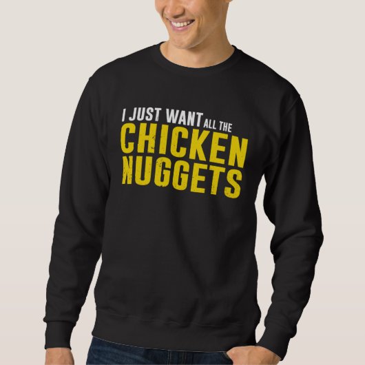 Sweatshirt Toutes les nuggets de poulet (Devant)