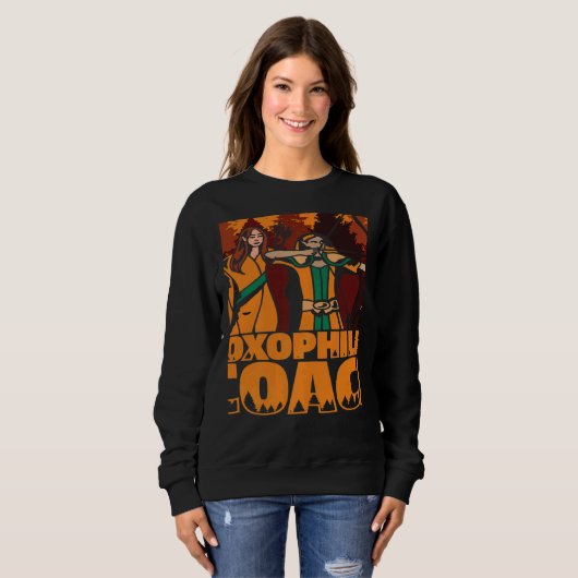 Sweatshirt Toxophilite Coach Bowman Bow Arrows Trainer Archer (Devant entier)
