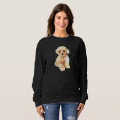 Sweatshirt Toy poodle dog ,breed,mini poodle puppy (Devant entier)