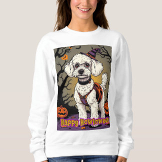 Sweatshirt Toy Poodle Joyeux Howloween