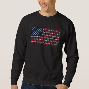 Sweatshirt Tracteur agricole pour hommes Juillet 4 Juillet Dr