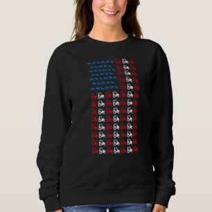 Sweatshirt Tracteur agricole pour hommes Juillet 4 Juillet Dr