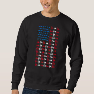 Sweatshirt Tracteur agricole pour hommes Juillet 4 Juillet Dr
