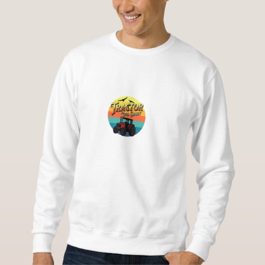 Sweatshirt Tracteur Daddy Funny Farmer (Devant)