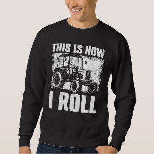 Sweatshirt Tracteur d'agriculture cool Art pour hommes Tracte