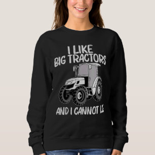 Sweatshirt Tracteur Pour Hommes Femmes Agricoles Vêtements 1