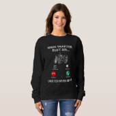 Sweatshirt Tracteur & Tractor Sayers Farm & Farmer (Devant entier)