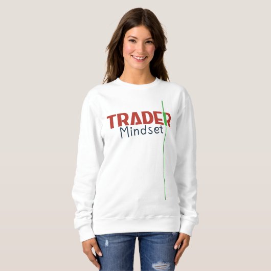 Sweatshirt Trader Mindset – Discipline Focus & Trading Psycho (Devant entier)