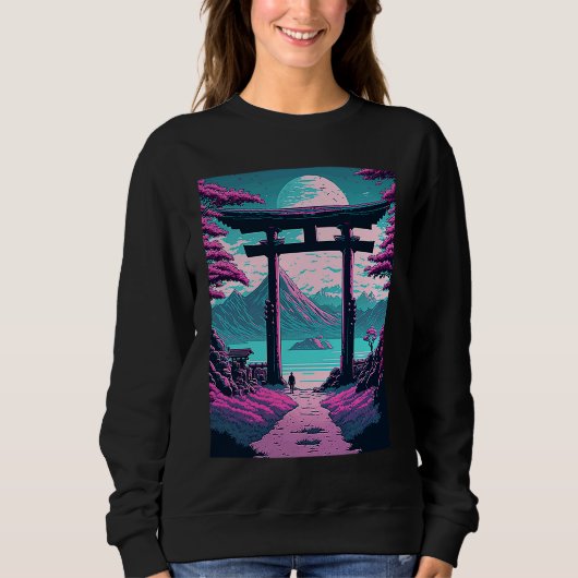 Sweatshirt Traditional Shrine Japan (Devant)