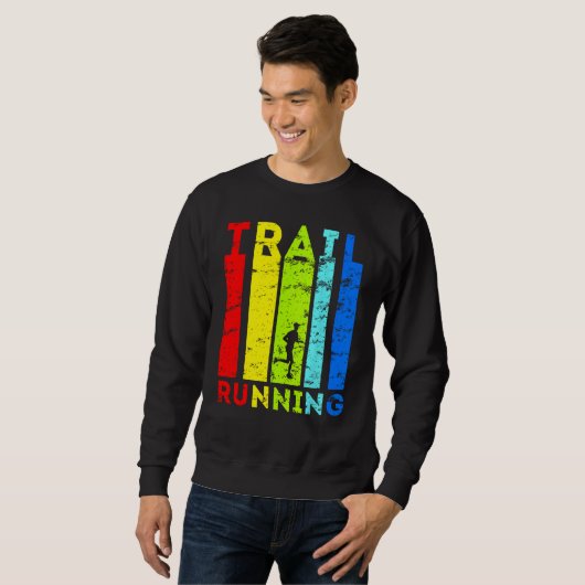 Sweatshirt Trailrunning Trailrunner Running Artwork Trail Run (Devant entier)
